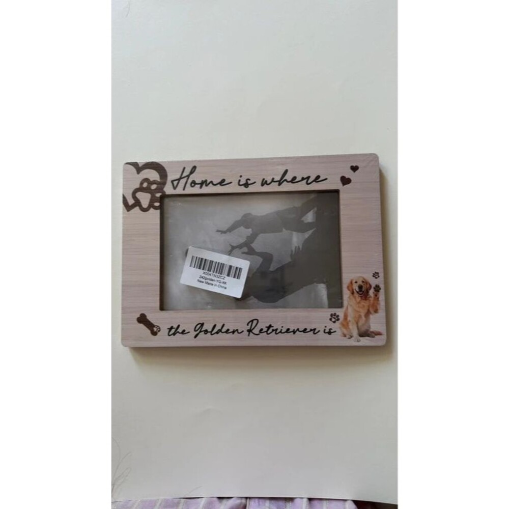 Golden Retriever Dog Picture Frame Pet Photo Holder Dog Mom Lover Gift Decor